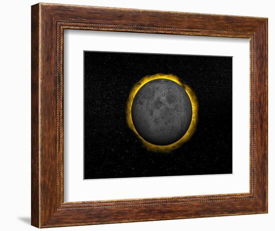 Total Eclipse of the Sun-null-Framed Art Print