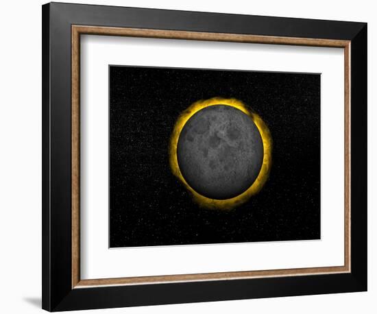 Total Eclipse of the Sun-null-Framed Art Print