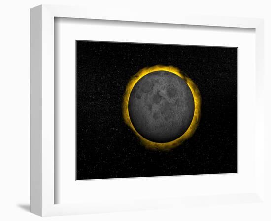 Total Eclipse of the Sun-null-Framed Art Print