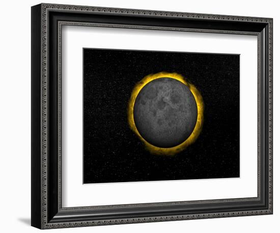 Total Eclipse of the Sun-null-Framed Art Print