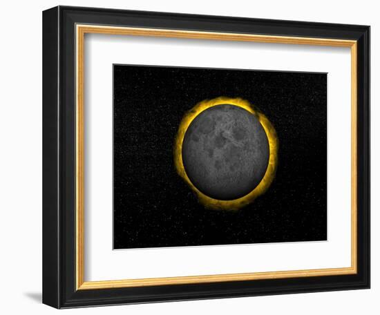 Total Eclipse of the Sun-null-Framed Art Print