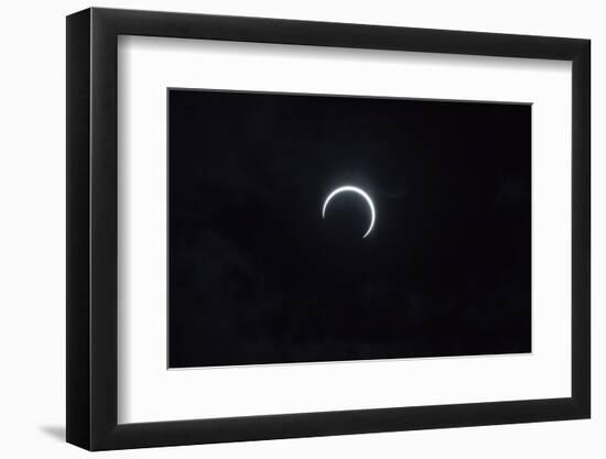 Total lunar eclipse of the sun on September 1st 2016, Tamatave, eastern Madagascar, Africa-Christian Kober-Framed Photographic Print