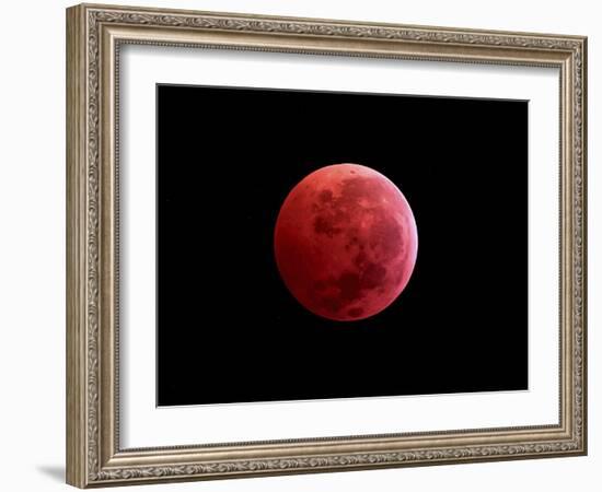 Total Lunar Eclipse Taken on December 10, 2011-null-Framed Photographic Print