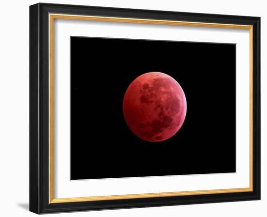 Total Lunar Eclipse Taken on December 10, 2011-null-Framed Photographic Print