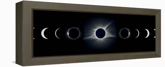 Total Solar Eclipse, 2017-null-Framed Premier Image Canvas