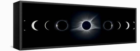 Total Solar Eclipse, 2017-null-Framed Premier Image Canvas