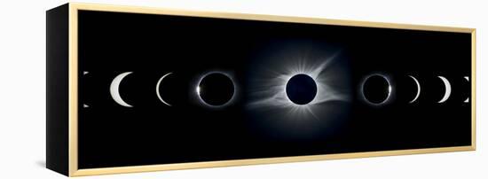 Total Solar Eclipse, 2017-null-Framed Premier Image Canvas