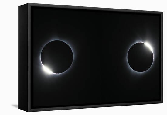 Total Solar Eclipse, 2017-null-Framed Premier Image Canvas