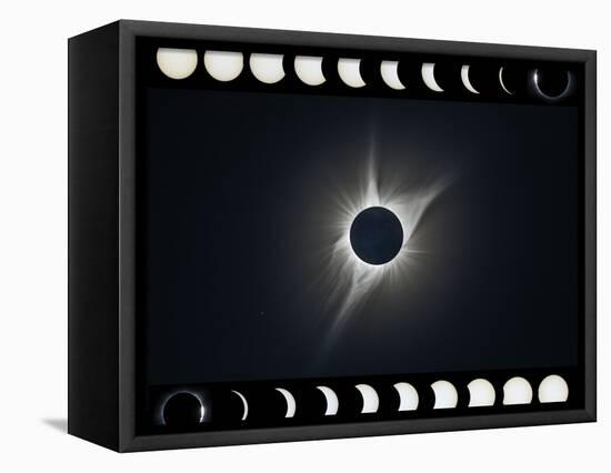 Total Solar Eclipse, 2017-null-Framed Premier Image Canvas