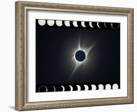 Total Solar Eclipse, 2017-null-Framed Photographic Print