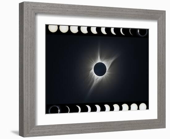 Total Solar Eclipse, 2017-null-Framed Photographic Print