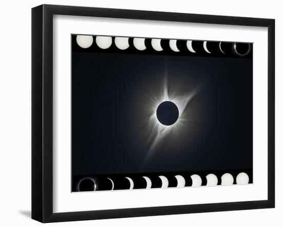 Total Solar Eclipse, 2017-null-Framed Photographic Print