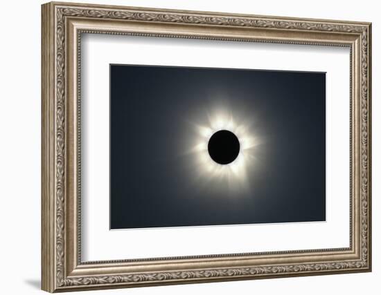 Total solar eclipse, corona at totality-null-Framed Photographic Print