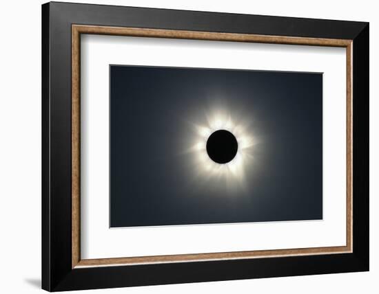 Total solar eclipse, corona at totality-null-Framed Photographic Print