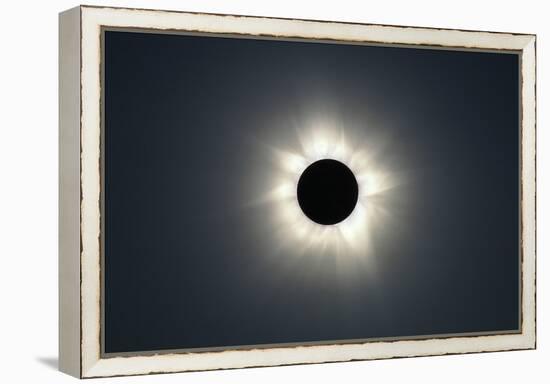 Total solar eclipse, corona at totality-null-Framed Premier Image Canvas