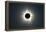 Total solar eclipse, corona at totality-null-Framed Premier Image Canvas