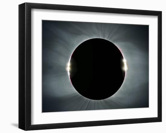 Total solar eclipse, corona at totality-null-Framed Photographic Print