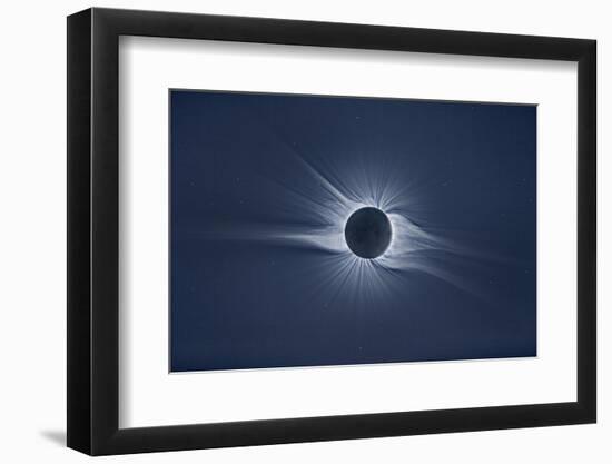 Total solar eclipse, corona at totality-null-Framed Photographic Print