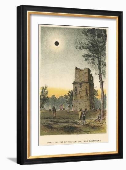 Total Solar Eclipse of 1860 Observed from Tarragona, Spain, 1884-null-Framed Giclee Print
