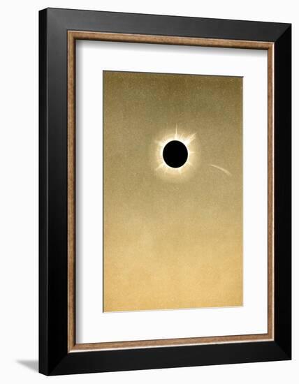 Total Solar Eclipse of 1882 And Comet-Detlev Van Ravenswaay-Framed Photographic Print
