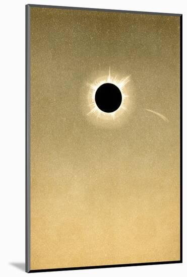 Total Solar Eclipse of 1882 And Comet-Detlev Van Ravenswaay-Mounted Photographic Print