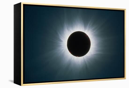 Total Solar Eclipse with Corona-Dr. Fred Espenak-Framed Premier Image Canvas