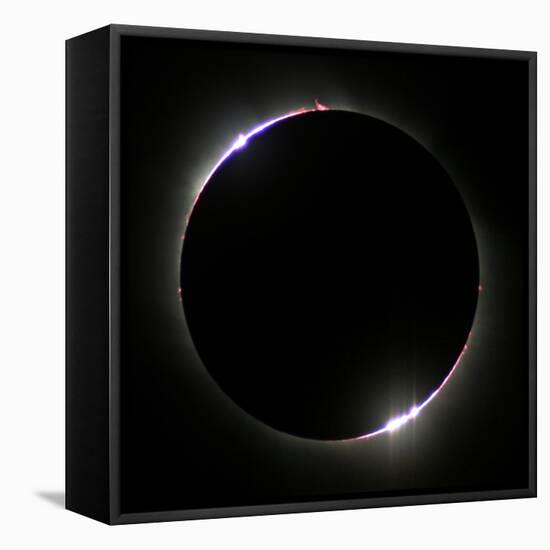 Total Solar Eclipse-Laurent Laveder-Framed Premier Image Canvas