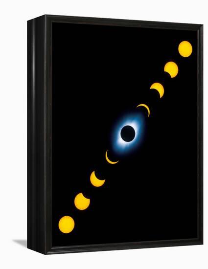 Total Solar Eclipse-Detlev Van Ravenswaay-Framed Premier Image Canvas