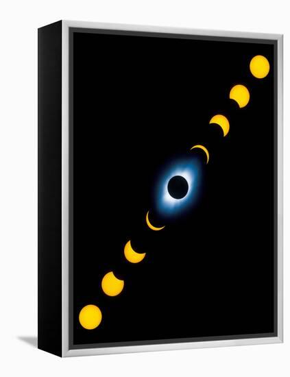 Total Solar Eclipse-Detlev Van Ravenswaay-Framed Premier Image Canvas