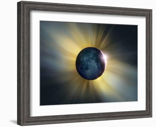 Total Solar Eclipse-Detlev Van Ravenswaay-Framed Photographic Print