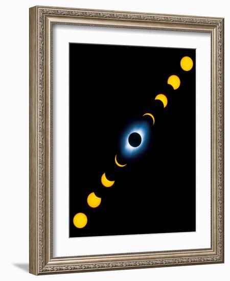 Total Solar Eclipse-Detlev Van Ravenswaay-Framed Photographic Print