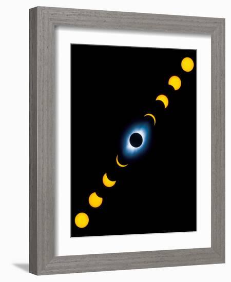 Total Solar Eclipse-Detlev Van Ravenswaay-Framed Photographic Print