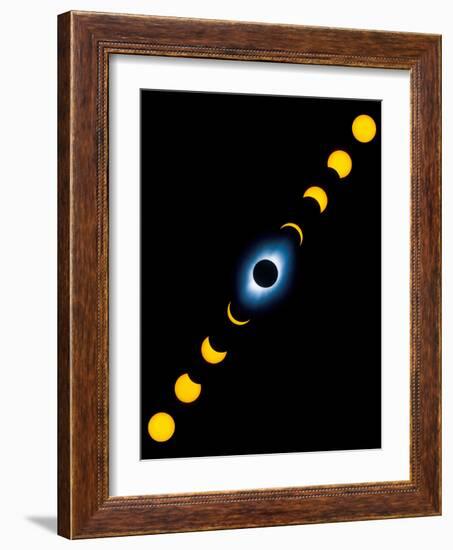Total Solar Eclipse-Detlev Van Ravenswaay-Framed Photographic Print