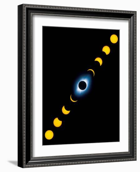 Total Solar Eclipse-Detlev Van Ravenswaay-Framed Photographic Print