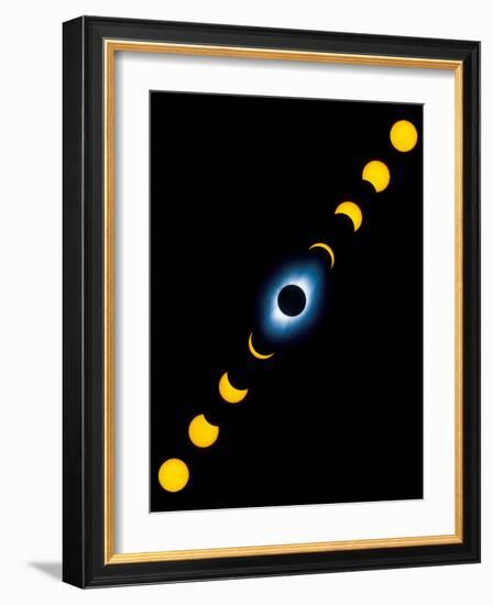 Total Solar Eclipse-Detlev Van Ravenswaay-Framed Photographic Print