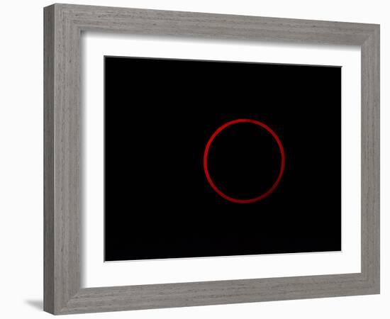 Totality During Annular Solar Eclipse-Stocktrek Images-Framed Photographic Print