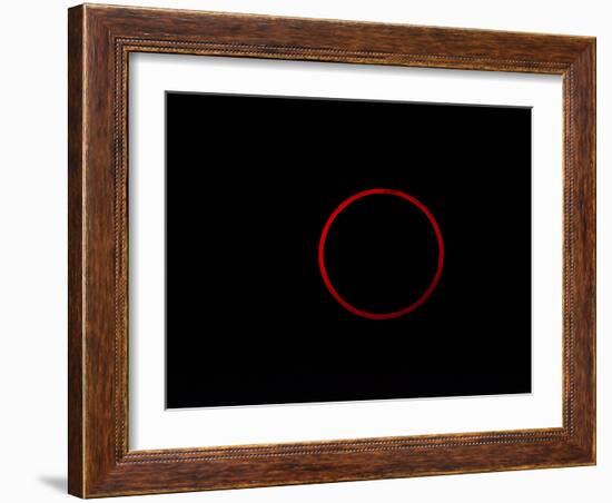 Totality During Annular Solar Eclipse-Stocktrek Images-Framed Photographic Print