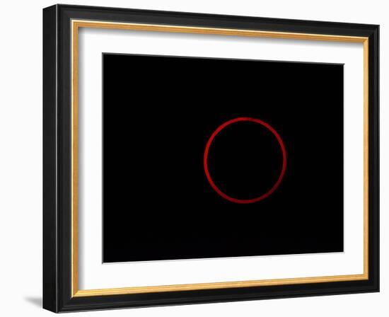 Totality During Annular Solar Eclipse-Stocktrek Images-Framed Photographic Print