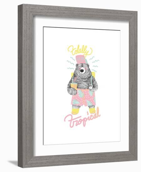 Totally Tropical-Jordan Andrew Carter-Framed Giclee Print