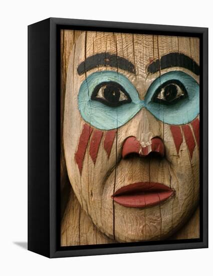 Totem Bight State Park, Ketchikan, Alaska, USA-Savanah Stewart-Framed Premier Image Canvas