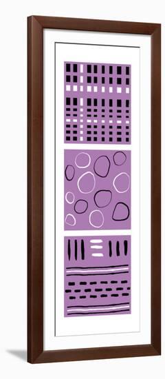 Totem Lavender 2006-null-Framed Serigraph