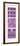 Totem Lavender 2006-null-Framed Serigraph