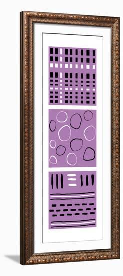 Totem Lavender 2006-null-Framed Serigraph