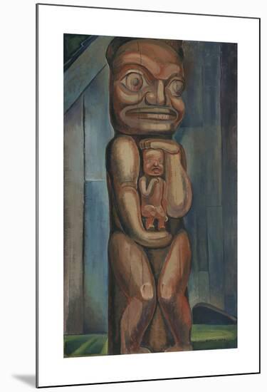 Totem Mother-Emily Carr-Mounted Premium Giclee Print