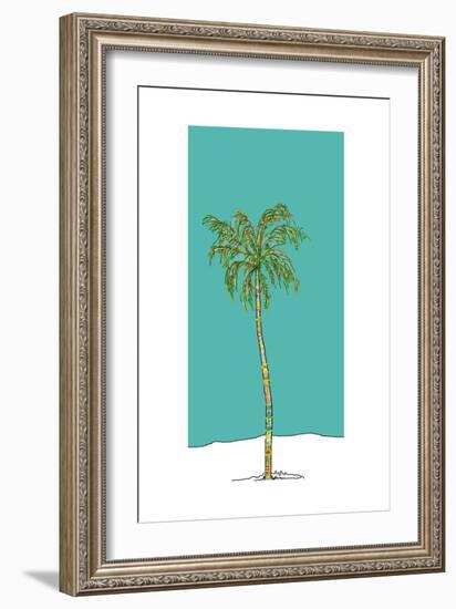 Totem Palm-Jan Weiss-Framed Art Print