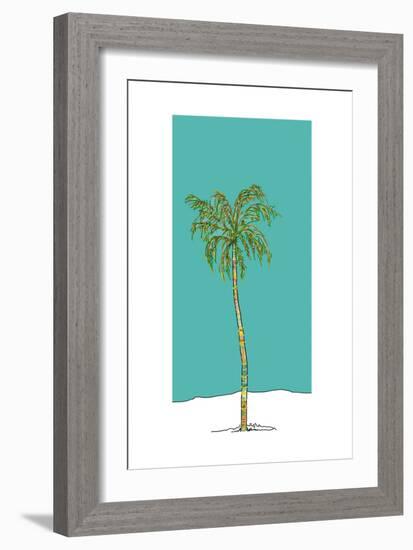 Totem Palm-Jan Weiss-Framed Art Print