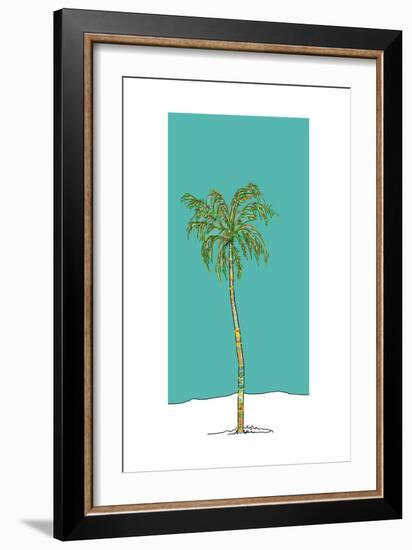 Totem Palm-Jan Weiss-Framed Art Print