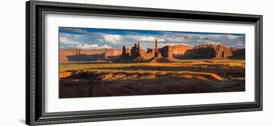 Totem Pole And Yei Bi Chei Monument Valley-Steve Gadomski-Framed Photographic Print