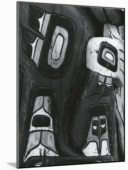 Totem Pole Detail, Alaska, 1977-Brett Weston-Mounted Photographic Print