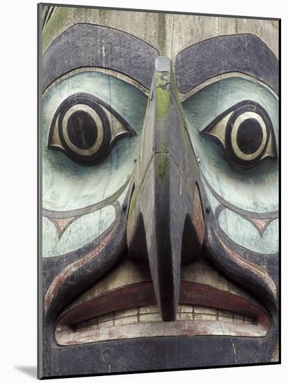 Totem Pole in Pioneer Square, Seattle, Washington, USA-Merrill Images-Mounted Photographic Print